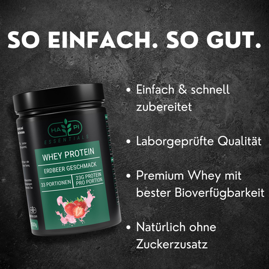 Premium Whey Protein Erdbeere - 1.000g