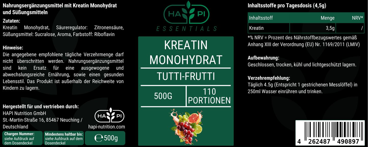 Kreatin Monohydrat - 500g