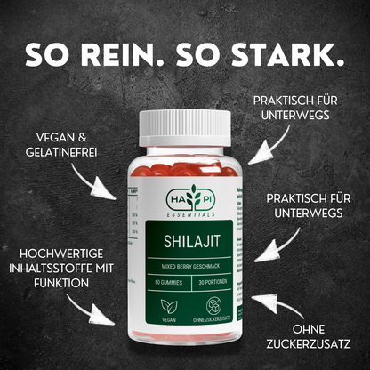 Shilajit Gummies 1000 + Vitamin C, B6, B12