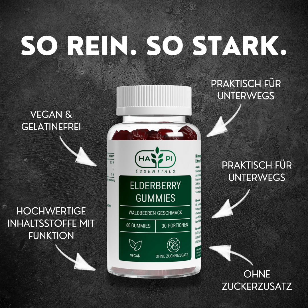 Elderberry + Vitamin C + Zink Gummies