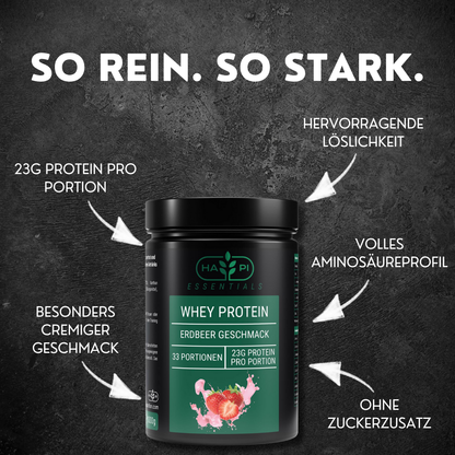 Premium Whey Protein Erdbeere - 1.000g