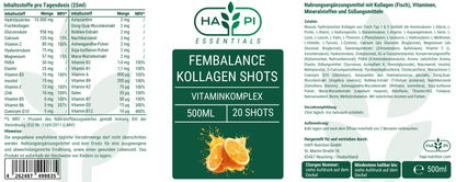 FemBalance Kollagen Shots - 500ml