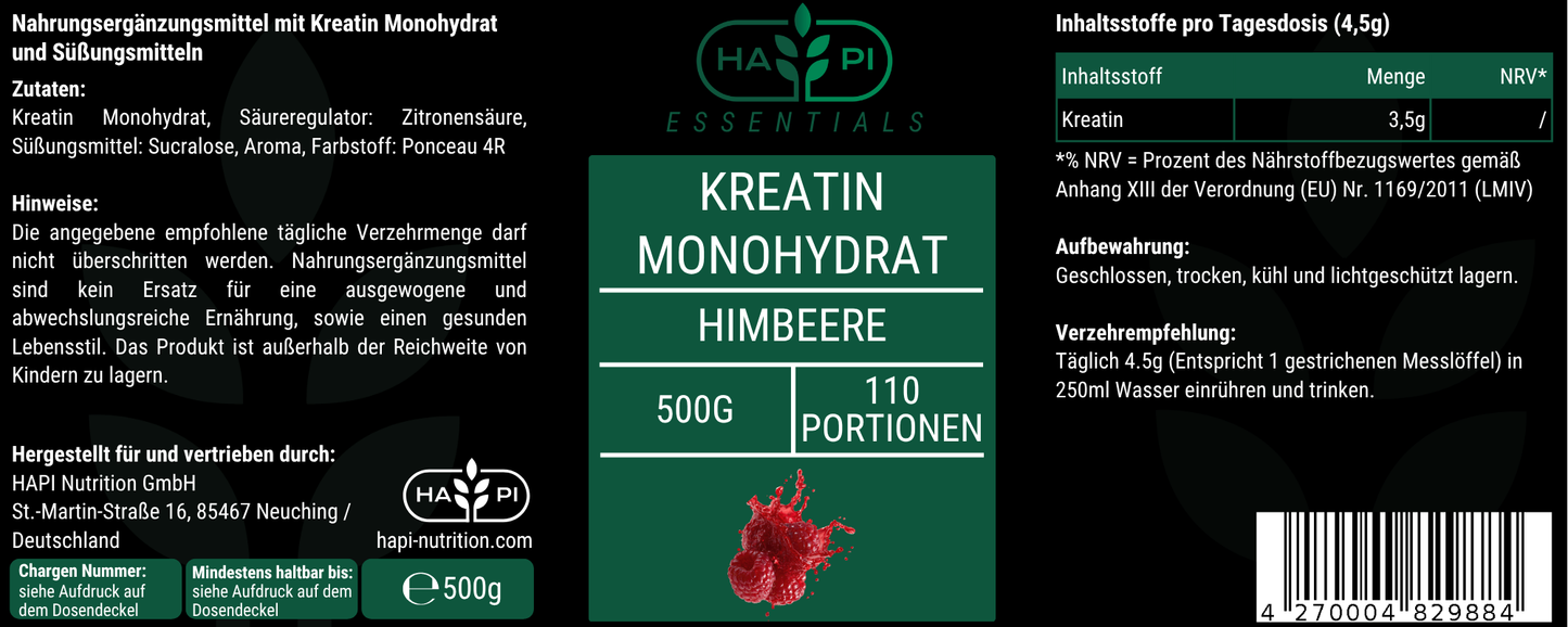 Kreatin Monohydrat - 500g