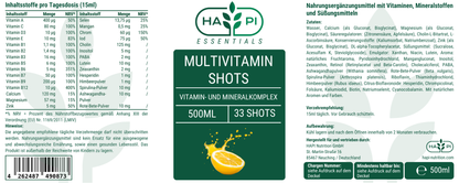 Multivitamin Shots - 500ml