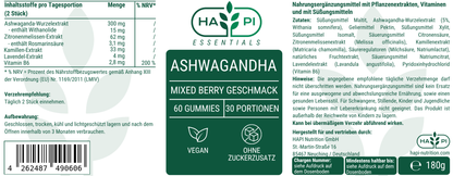 Ashwagandha Gummies 300 + Vitamin B6