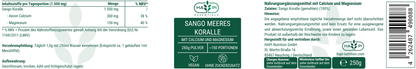 Sango Meeres Koralle Pulver - 250g