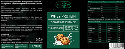 Premium Whey Protein Cookies - 1.000g