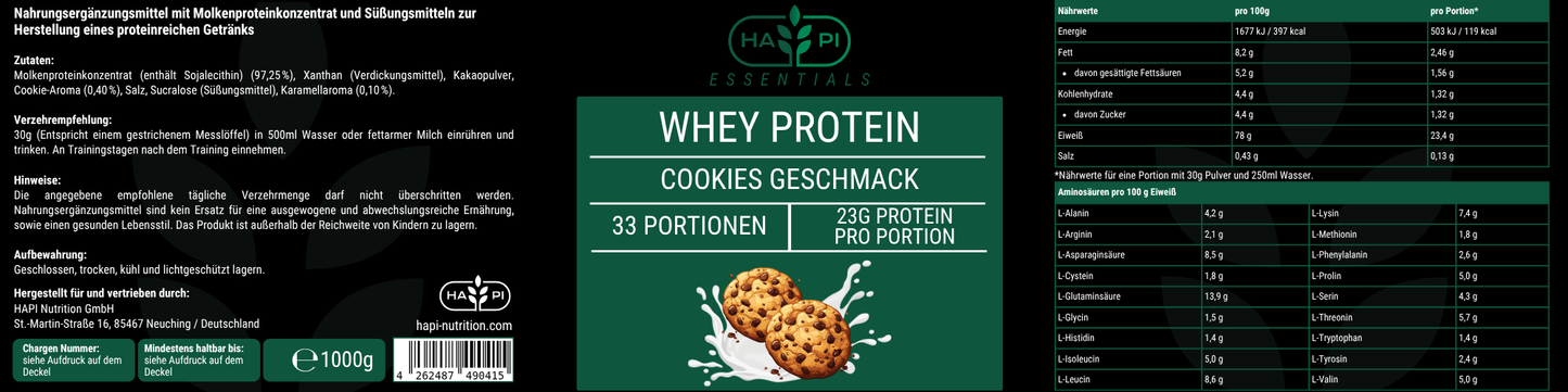Premium Whey Protein - 1.000g