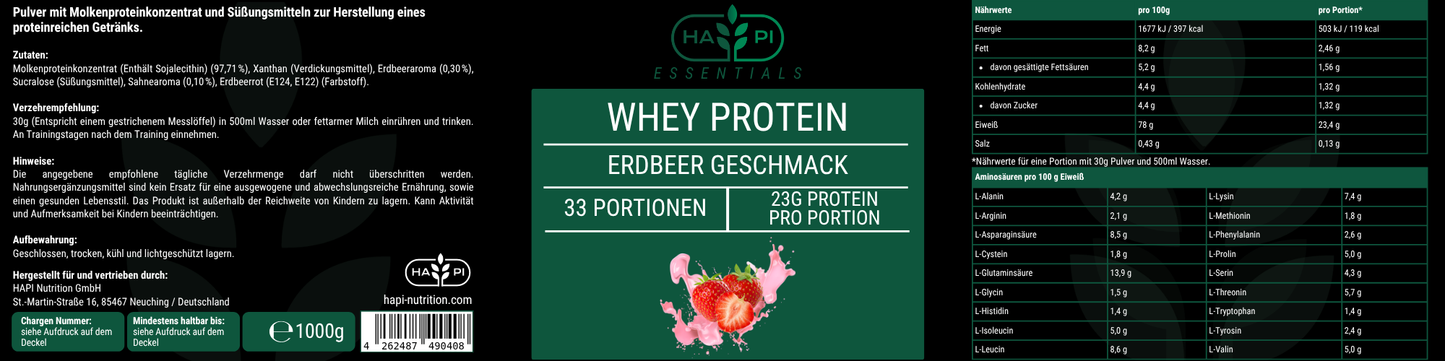 Premium Whey Protein - 1.000g