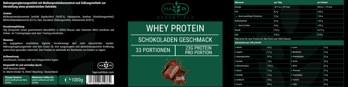Premium Whey Protein - 1.000g
