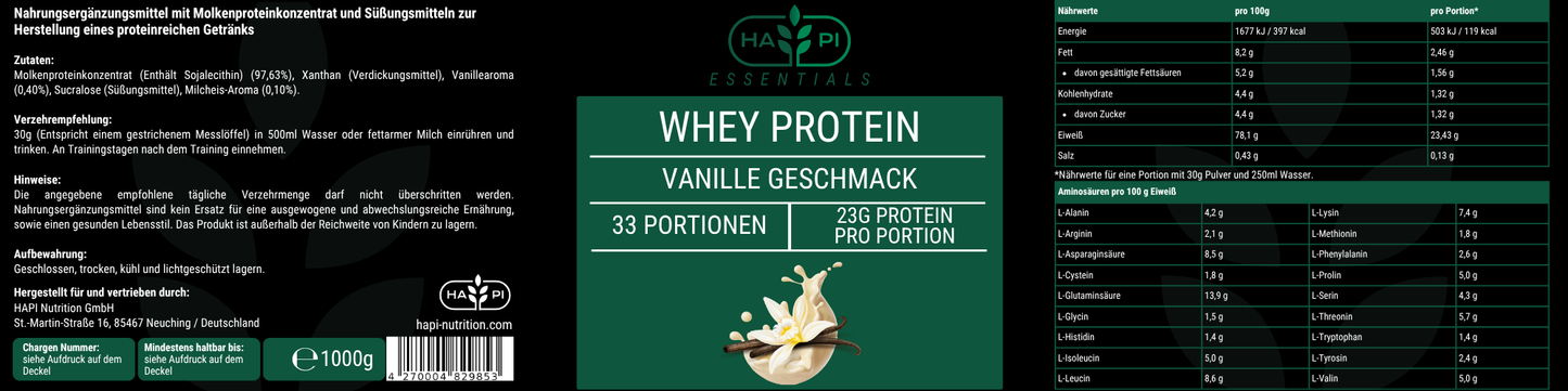 Premium Whey Protein - 1.000g