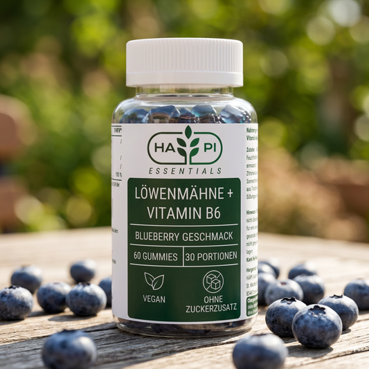 Löwenmähne + Vitamin B6 Gummies