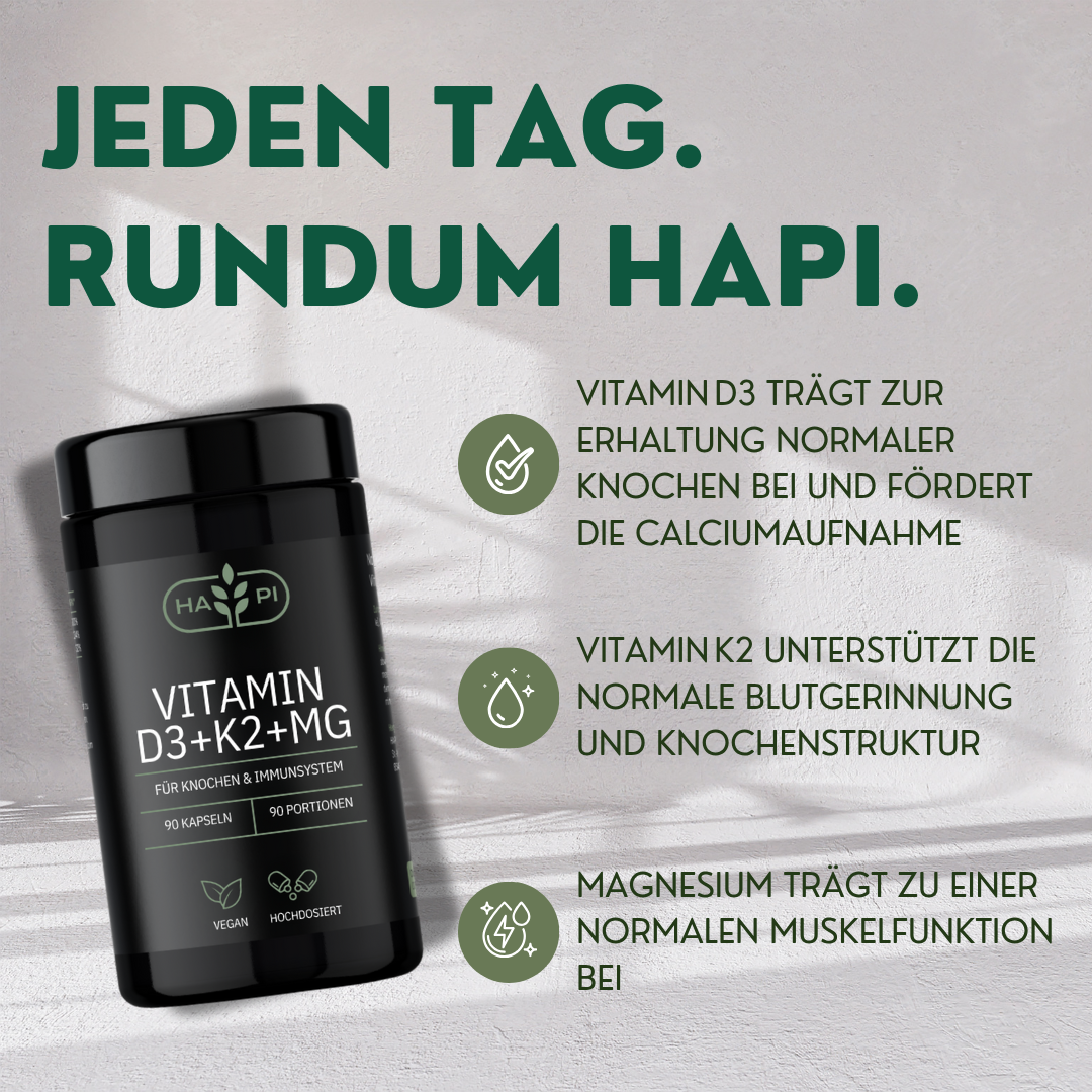 Vitamin D3 + K2 + MG