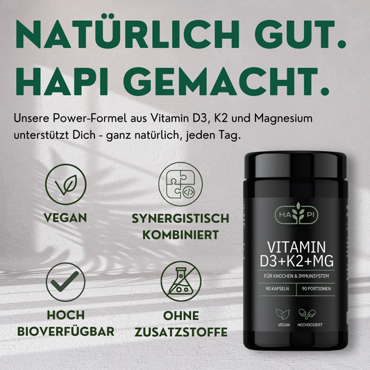 Vitamin D3 + K2 + MG