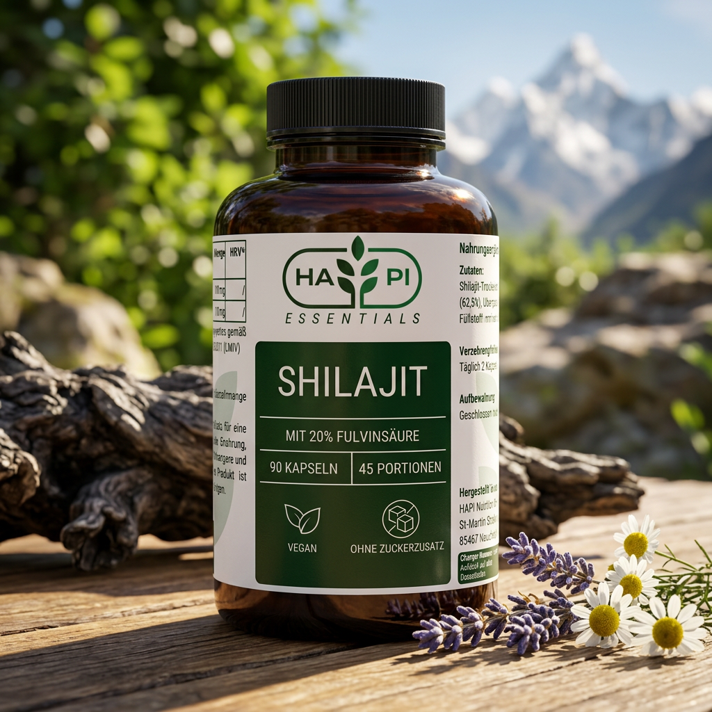 Shilajit (20% Fulvinsäure) - 90 vegane Kapseln