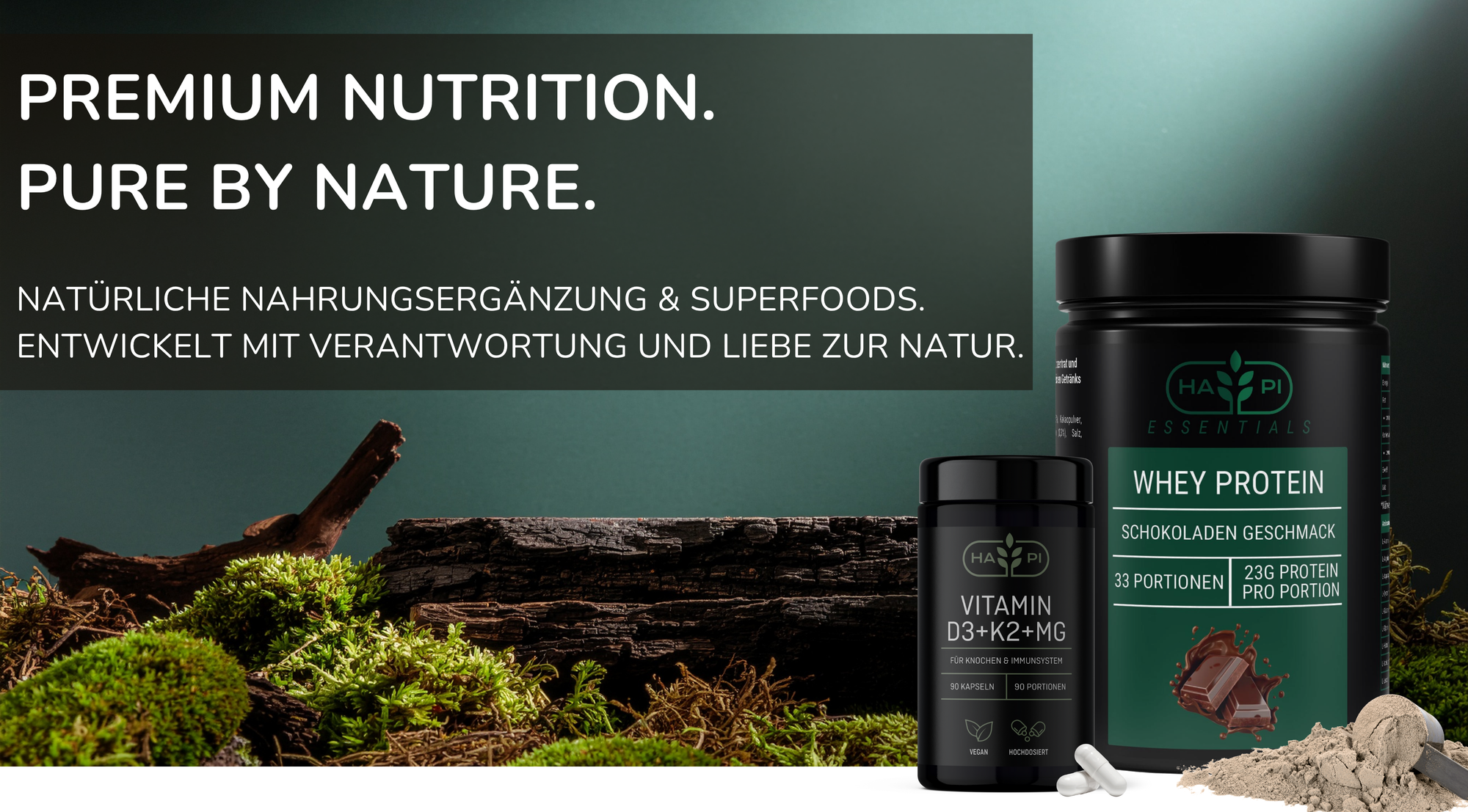 Premium Nutrition. Pure by Nature.